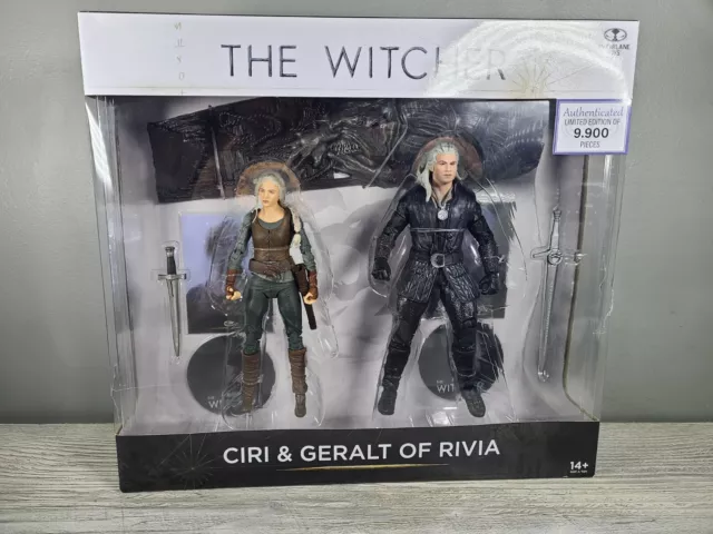 The Witcher Netflix Season 3 Geralt of Rivia and Ciri 2 Pack 7" Figure Mcfarlane