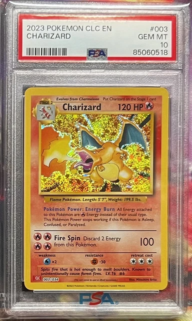 2023 POKEMON TCG Game Classic Charizard CLC #003 ENGLISH PSA 10 $750.00 ...