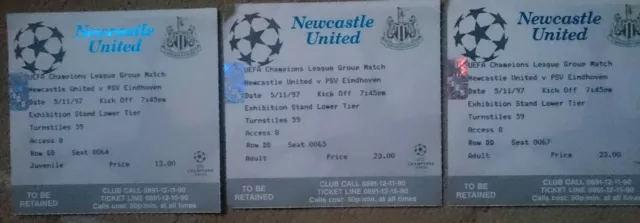 Newcastle United Tickets, Champions League, Uefa Cup And League Cup