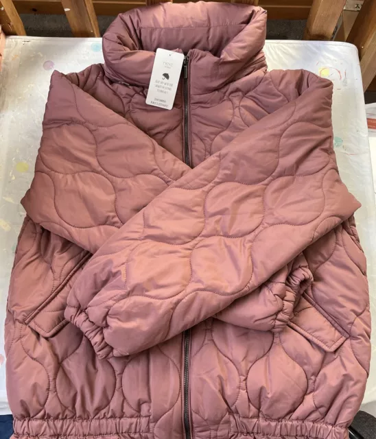 BN Next Girl Pink Rain Coat Mac Jacket Age 15
