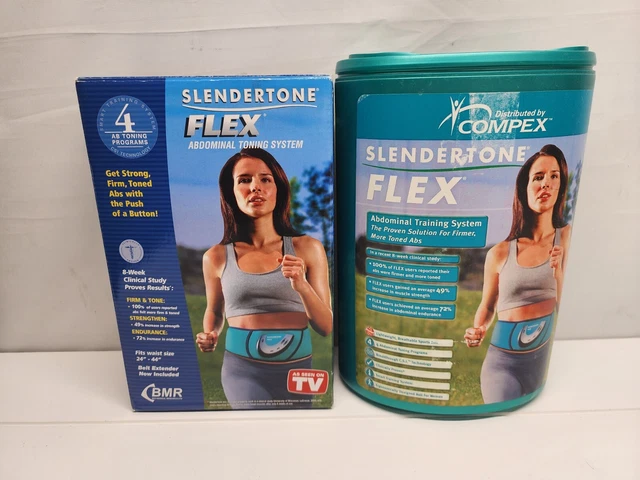 Ceinture De Tonification Abdominale Slendertone Flex Max - Occasion Fonctionnelle - Pour Hommes Et Femmes - Avec Accessoires