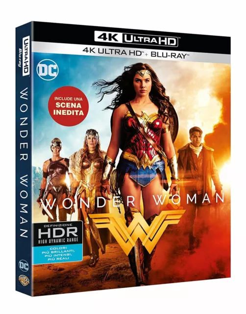 Wonder Woman 4K Ultra- HD (2017) 2 blu ray