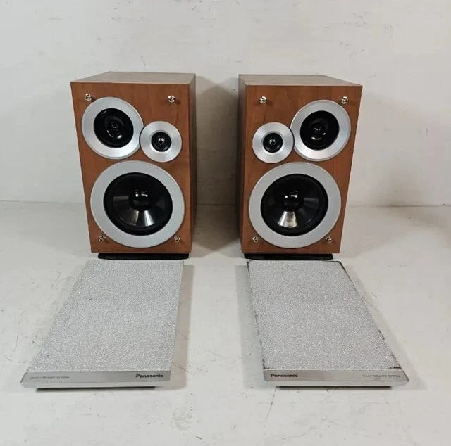 PANASONIC SBPM91 BIWIRE Micro Bookshelf Stereo Speakers 80w 6ohm