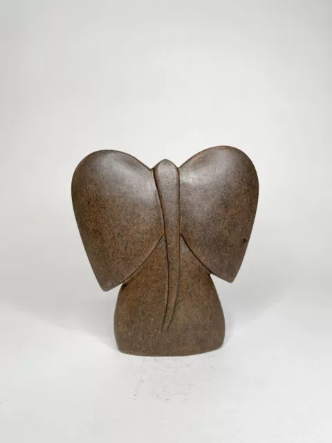 Zimbabwe Shona Blood Stone Sculpture Africa African Art Elephant Animal