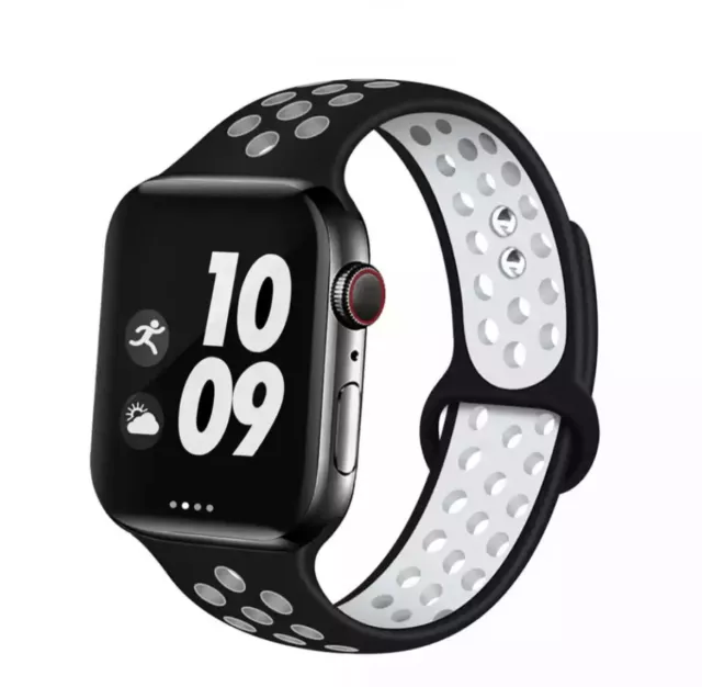 Silicone Band for Apple Watch iWatch 6 3 5 4 SE Sports Strap 38/40/42/44/41/45mm