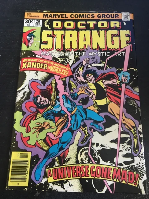 Doctor Strange#20 Awesome Condition 8.0(1976) Xander,Nebres Art”Newsstand”