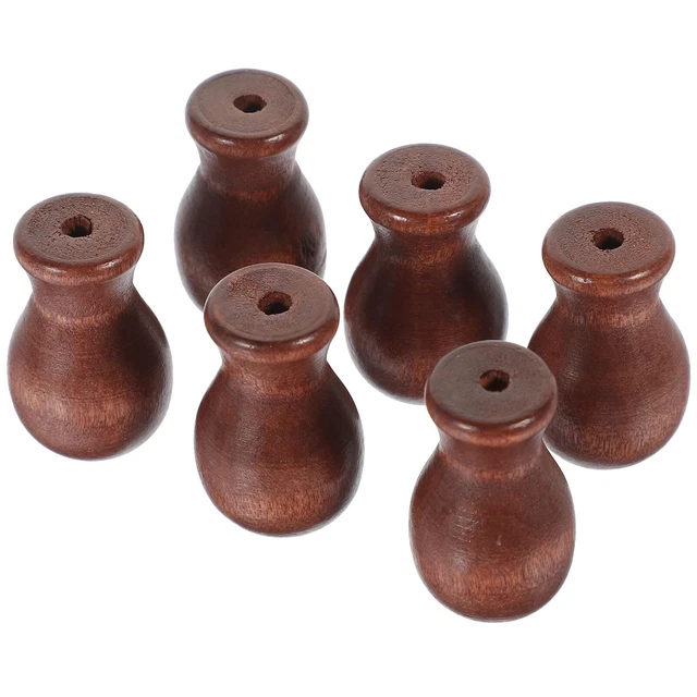 6 glands laiton ancien cordon rideau hauteur 5,6 cm à