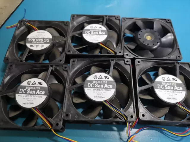 6 pz 109R12M101 Sanyo Denki ventola 12 V