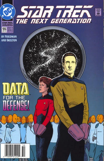 STAR TREK: The Next Generation #55 December 1993 DC Newsstand Comic Book (VF-)