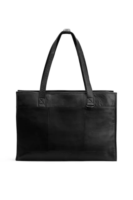 Muud Clara XL Sac de Transport pour Compagnie De Joli Cuir 48x33 CM Fb.black