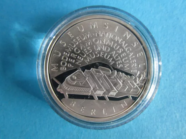 10 Euro-Silbermünze 2002 A Museumsinsel Berlin PP/Proof Zertifikat 925 Ag TOPP