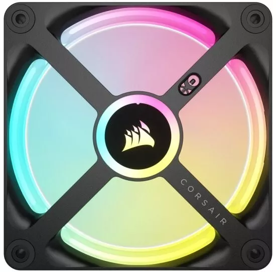 Corsair iCUE LINK QX120 RGB 120mm PWM PC Fan Expansion Kit Black