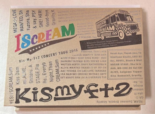 KIS-MY-FT2 BD CONCERT Tour 2016 I Scream Japan DVD Used