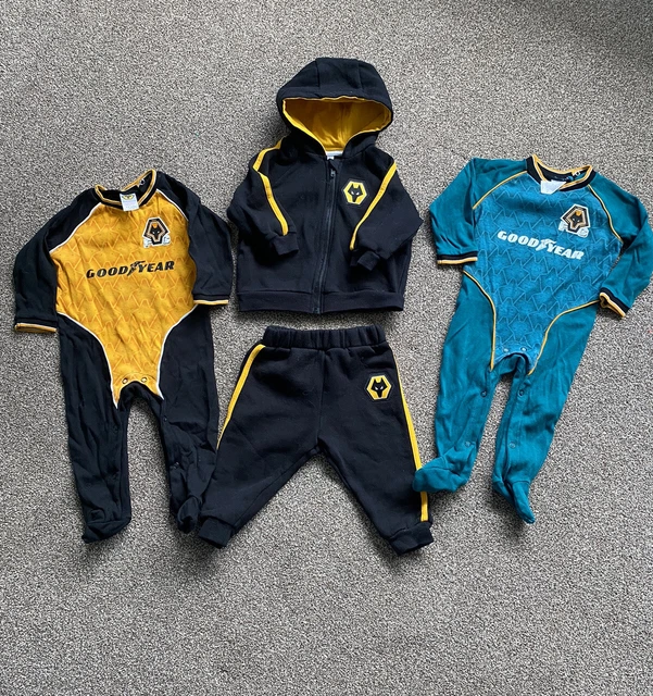 Pacchetto vestiti per bambini Wolverhampton Wanderers bambino cresce 6-9 mesi