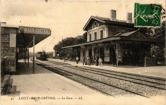 CPA AK St-MAUR-CRETEIL La Gare (539093)