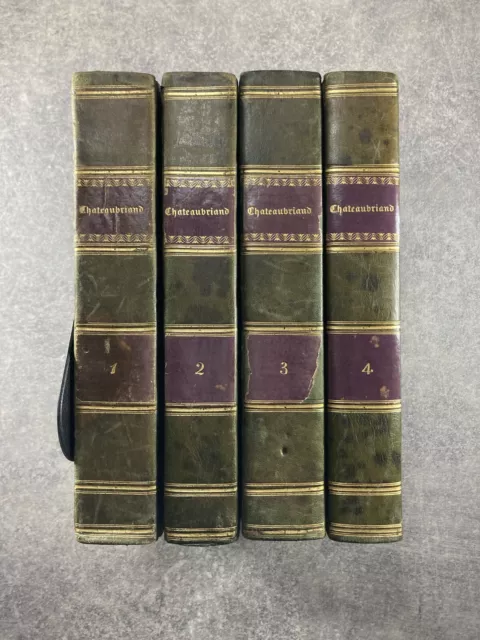 Oeuvres Complètes De M. Le Vicomte De Chateaubriand, 4 Tomes. Chez Lefèvre. 1834