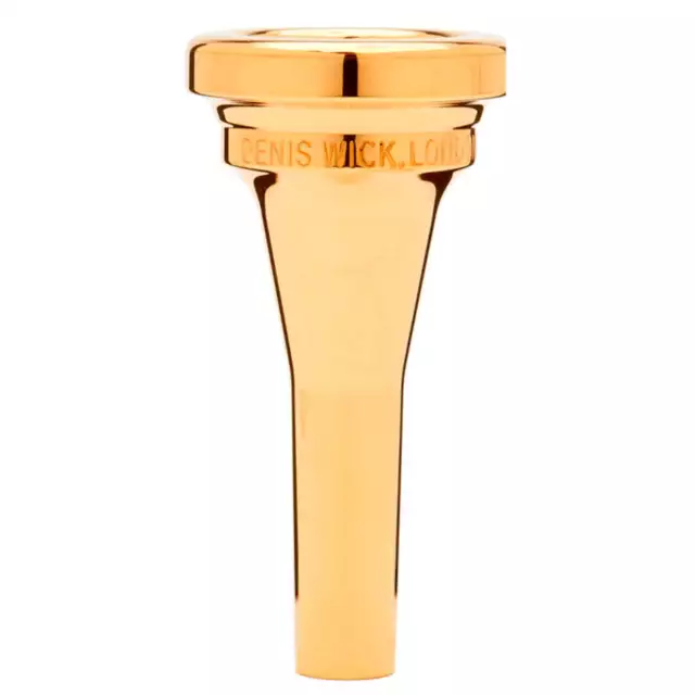 Denis Wick 'Steven Mead' 5 Euphonium Mouthpiece in Gold Plate BRAND NEW