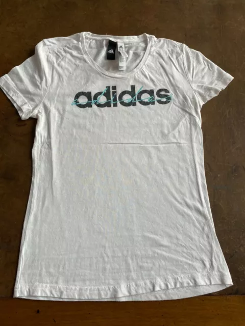 Adidas+++T Shirt++Bianco++Tg S+++Perfetta+++Originale100%++Reuse+++
