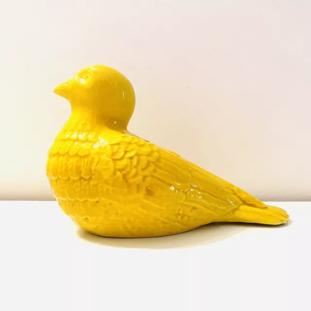 🔴 Aldo Londi per bitossi rara figura in ceramica yellow bird anni 60 con firma