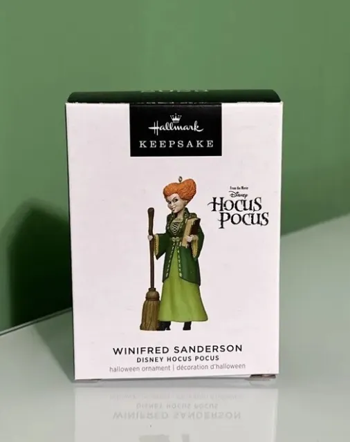 2023 Hallmark WINIFRED SANDERSON Disney Hocus Pocus Keepsake Christmas Ornament