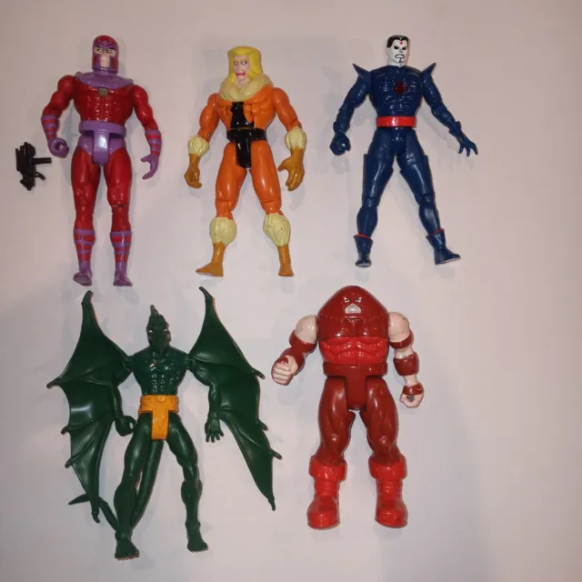 ToyBiz Marvel XMen / X-Men Lot Of 5 Action Figures No Duplicates Vintage Group 1