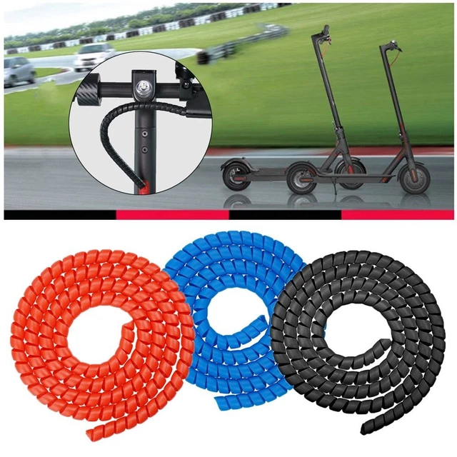 Protection Câble Frein Scooter - 2 Mètres En Spirale - Couleurs Variées - Antiusure