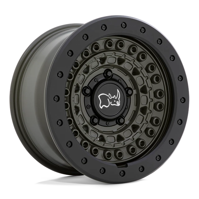 18 INCH WHEELS Rims Green Black Rhino Barricade Chevy Silverado 1500