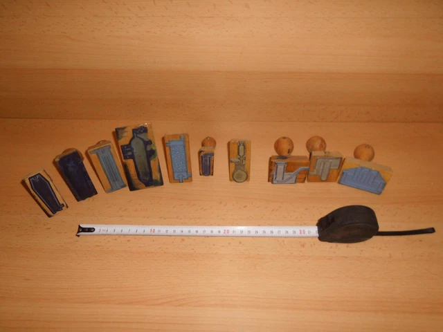 10 Stempel Chemie, Chemieunterricht, gebraucht, Sortiment 2