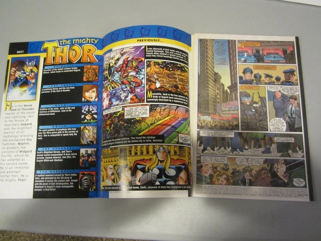 1998 Marvel Comics The Mighty Thor (2nd Series) #1 Heroes Return VF+/NM 3
