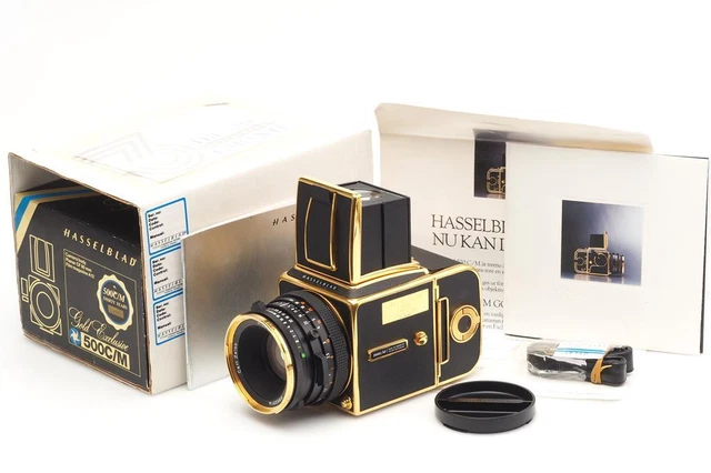 Hasselblad 500 C/M 'Gold Exclusive' Set W.Box #1280 (1685820630)