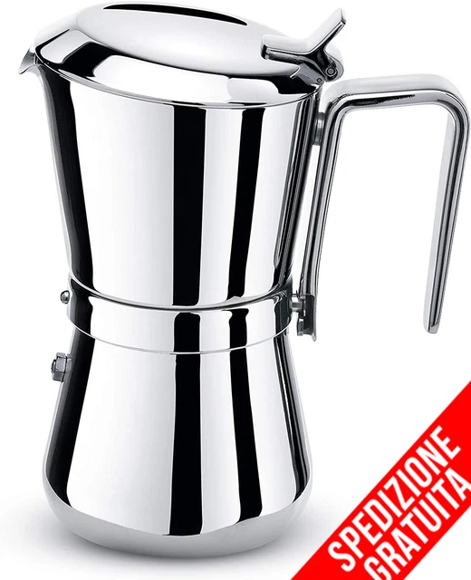 Manico di ricambio per moka, per caffettiere da caffè, espresso, moka, 1/3/6/9 12 tazze Moka Express (6 tazze