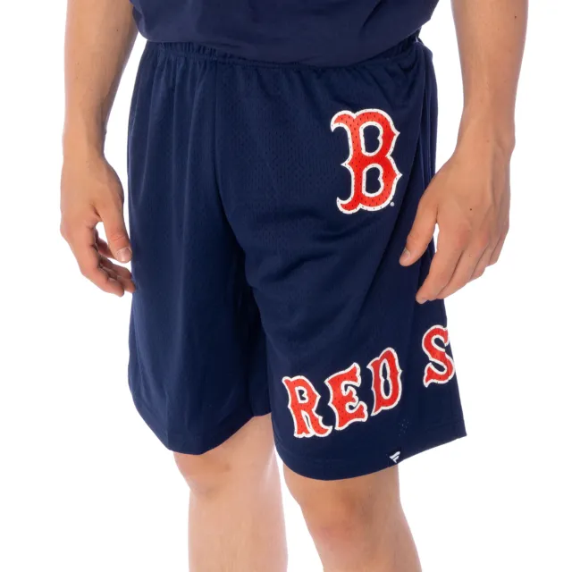 Fanatics MLB Sox di Boston Rosso Maglia Breve Pantaloncini Blu Marino 17762