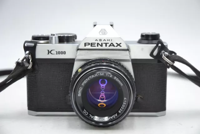Pentax K1000 35mm SLR Camera Kit w/ 50mm Lens