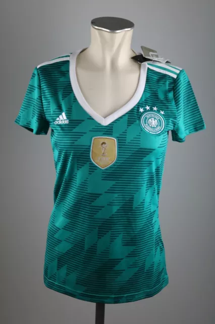 Deutschland DFB Damen Trikot Gr. XS S M grün adidas 2018 WM Away Germany Neu