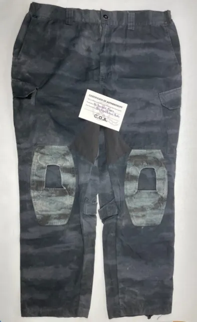 Divergent - Production Used Military Camo Pants Wardrobe COA Costume