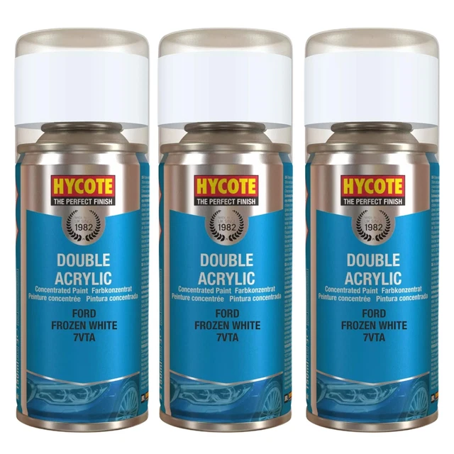 Xtremeauto Frozen White Spray Paint Aerosol – 400ml For Ford Transit Custom (7VTA)