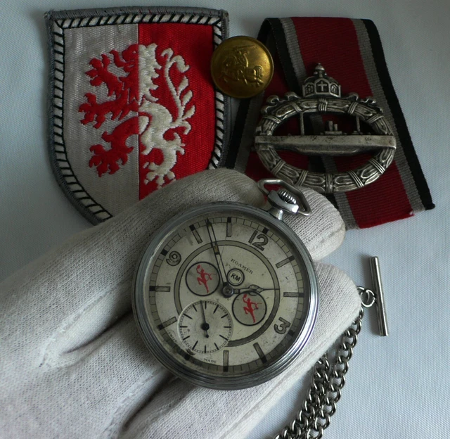 WATCH GERMAN WW2 WWII UBoat U552 Kriegsmarine Navy Devil ROAMER