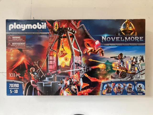 NEU PLAYMOBIL Novelmore 70390 Burnham Raiders Lavamine