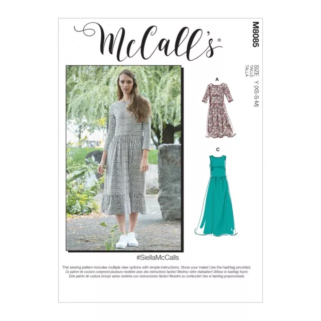 McCalls Sewing Pattern 8085 Women ZZ (L-XL-XXL)