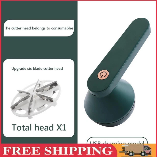 Eliminador eléctrico de pelusa para ropa, recortador Fluff Hair Ball Shaver (verde