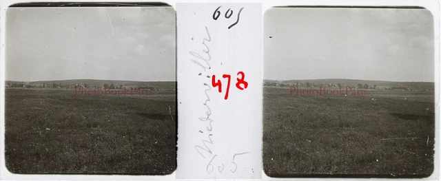 FRANCE Niderviller Landscape c1925 Photo Stereo Glass Plate Vintage P30L8n2 2