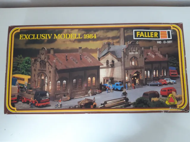 Faller H0 B-981 Maschinenfabrik mit Funktion NEU Exclusiv-Modell 1984 HO Fabrik