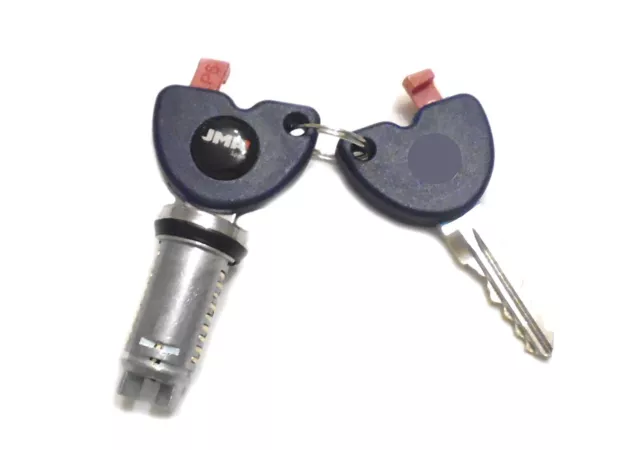 Ignition Keys Lockset Spare Barrel for Vespa GTS / GTV / GT with Chip Holder