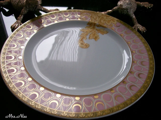 Rosenthal Versace Les Rêves Byzantins 2 x Speiseteller 27 cm ***1 A Neuware***