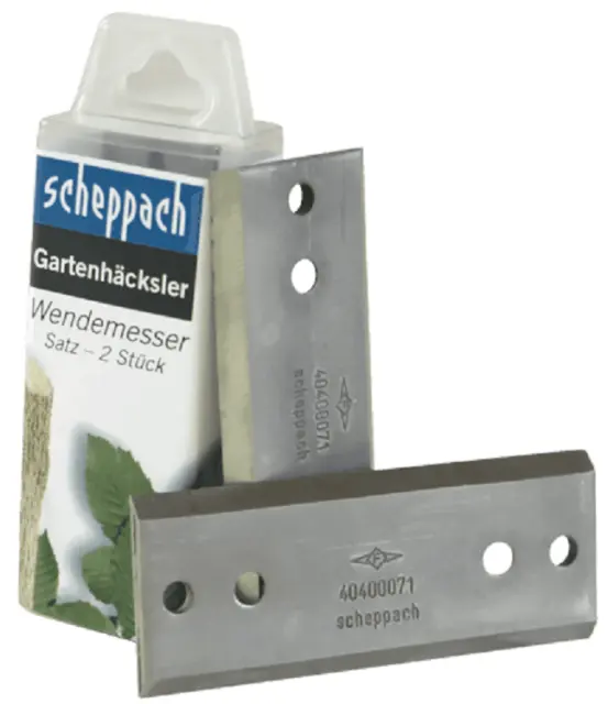 Scheppach Wendemesser Messer für Scheppach GWS 400 Gartenhäcksler Häcksler
