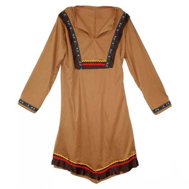 KINDER INDIANERIN KOSTÜM Karneval Fasching Indianerfrau Western Mädchen Kleid