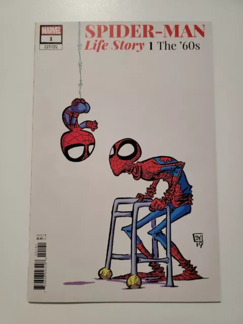 Spider-man : Life Story #1 The '60s Skottie Young Variant Cover (2019) Marvel
