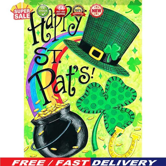 (DB1059) Pintura Cuadrada Diamante Happy ST Pats Hágalo usted mismo Estrás Pared Cuadrado Cuadrado Cuadrado Cuadrado Cuadrado Cuadrado Cuadrado Artesanal