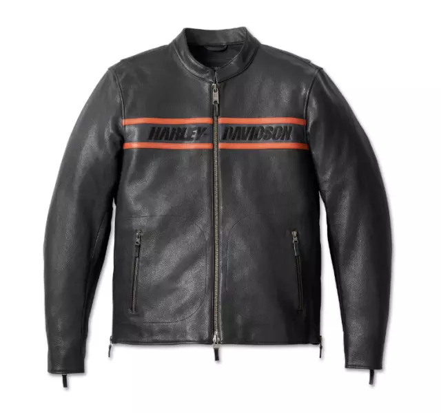 Mens Harley Davidson Screaming Eagle Cowhide High Quality Real Leather Jacket