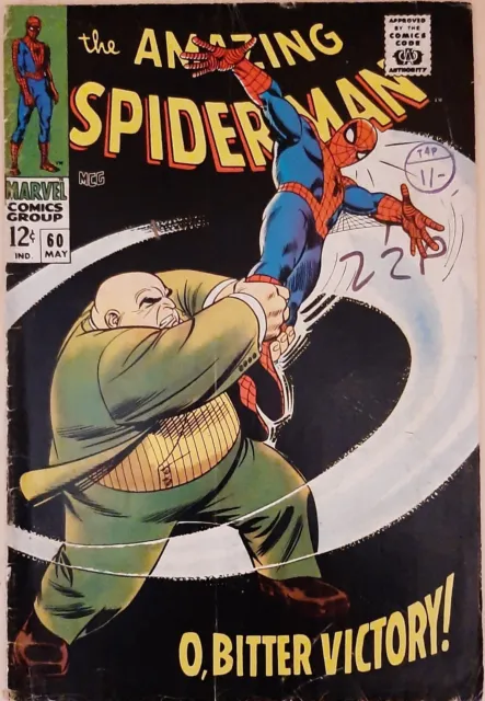 Amazing Spider-Man #60 1968 GD Silver-Age